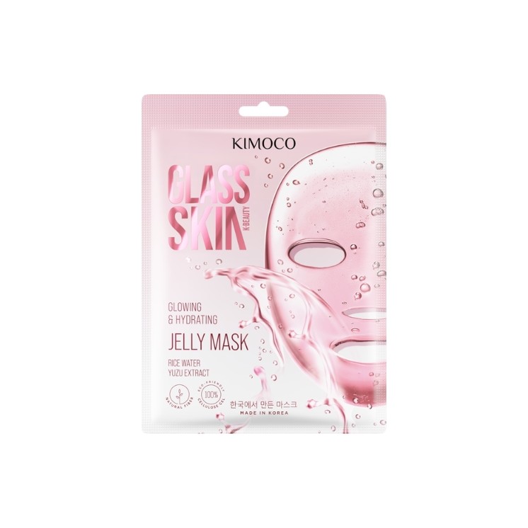 Kimoco Glass Skin und Feuchtigkeitsspendende Tuchmaske 23 ml
