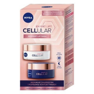 Coffret cadeau anti-âge Nivea Cellular Expert Lift : Crème de jour SP30 50 ml + Crème de nuit 50 ml