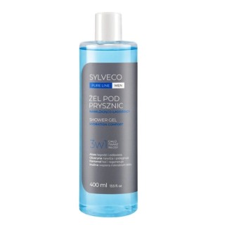 Gel douche hydratant et apaisant 3 en 1 Sylveco Pure Line Men 400 ml