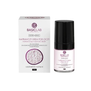 BasicLab Estrogenis Repairing Eye Cream for Skin Density Overnight 18 ml