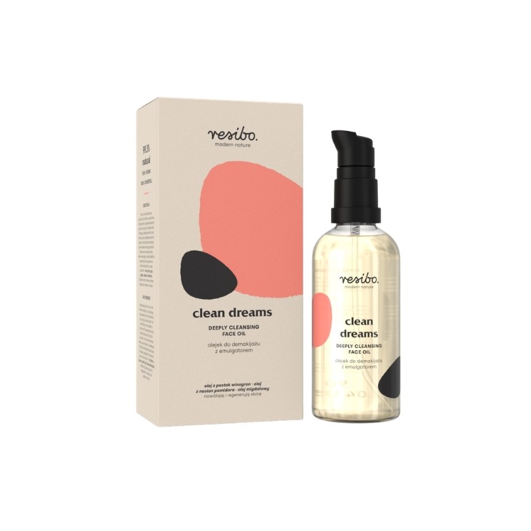 Huile démaquillante Resibo Clean Dreams avec émulsifiant 90 ml