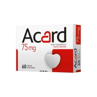 Acard 75 мг 60 таблеток