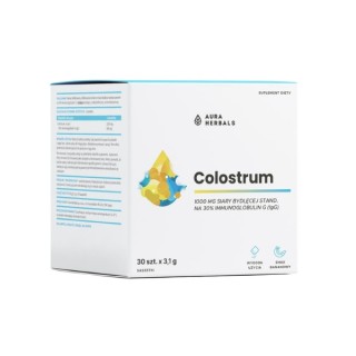 Aura Colostrum 1000mg Banaan 30 zakjes