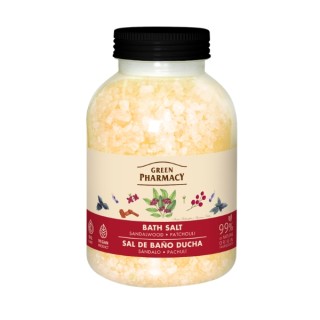 Green Body Bath Salt Sandalwood & Patchouli 1000 g