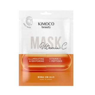 Kimoco Beauty Vitamin C Aufhellende Tuchmaske mit Vitamin C 23 ml