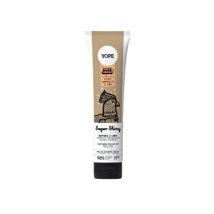 YOPE Daily Heros Super Shiny Haarconditioner met lijnzaad 170 ml