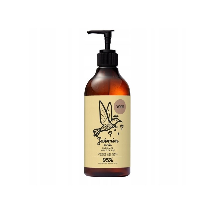 YOPE natural Jasmine and Tonka liquid hand soap 500 ml