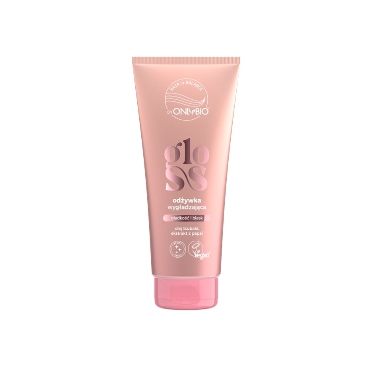 Розгладжуючий кондиціонер ONLYBIO Hair in Balance Gloss 200 мл