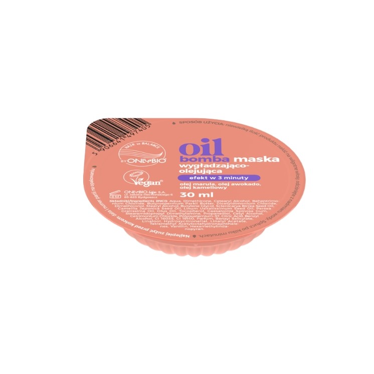 ONLYBIO Hair in Balance Oil Bomba Verzachtend en verzorgend haarmasker 30 ml