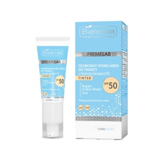 Bielenda Professional SUPREMELAB Hydra Glow Захисний Hydro -крем для обличчя з CC формулою SPF50 40 мл