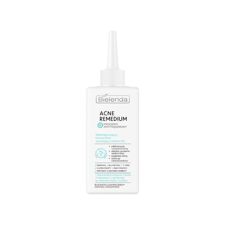 Bielenda Acne Remedium Concentré séborégulateur anti-points noirs 130 ml