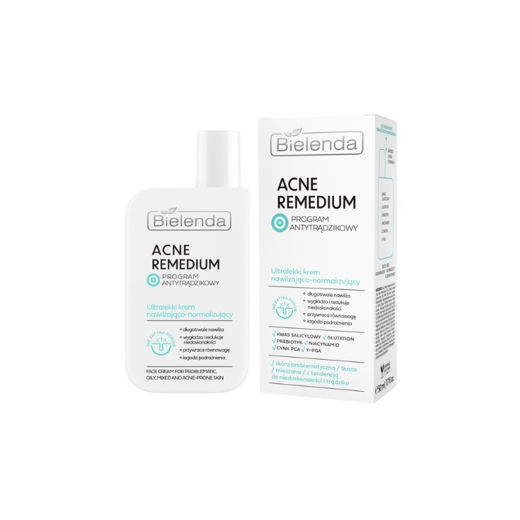 Bielenda Acne Remedium Ultraleichte Feuchtigkeits- und Normalisierungscreme 50 ml