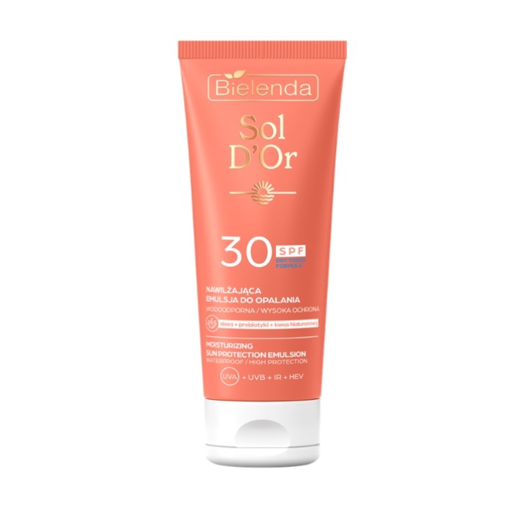 Lotion solaire hydratante Bielenda Sol D'OR SPF30 200 ml