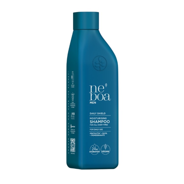 Neboa Men Daily Shield Hydraterende Shampoo voor alle haartypes voor mannen 300 ml