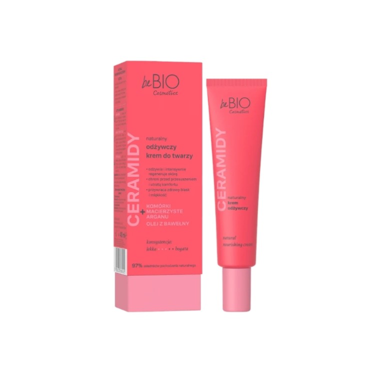 BeBio Cosmetics Ceramides Natuurlijke Voedende Gezichtscrème 40 ml