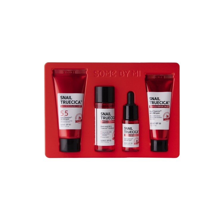 Some By Mi Snail Truecica Miracle Repair Kosmetikset für problematische Haut 30 ml + 30 ml + 10 ml + 20 g