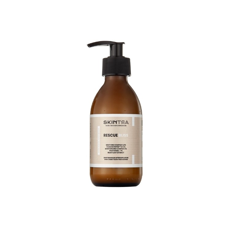SkinTra Rescue Bliss Pflegebalsam nach der Haarentfernung und kosmetische Behandlung für Gesicht und Körper, 200 ml