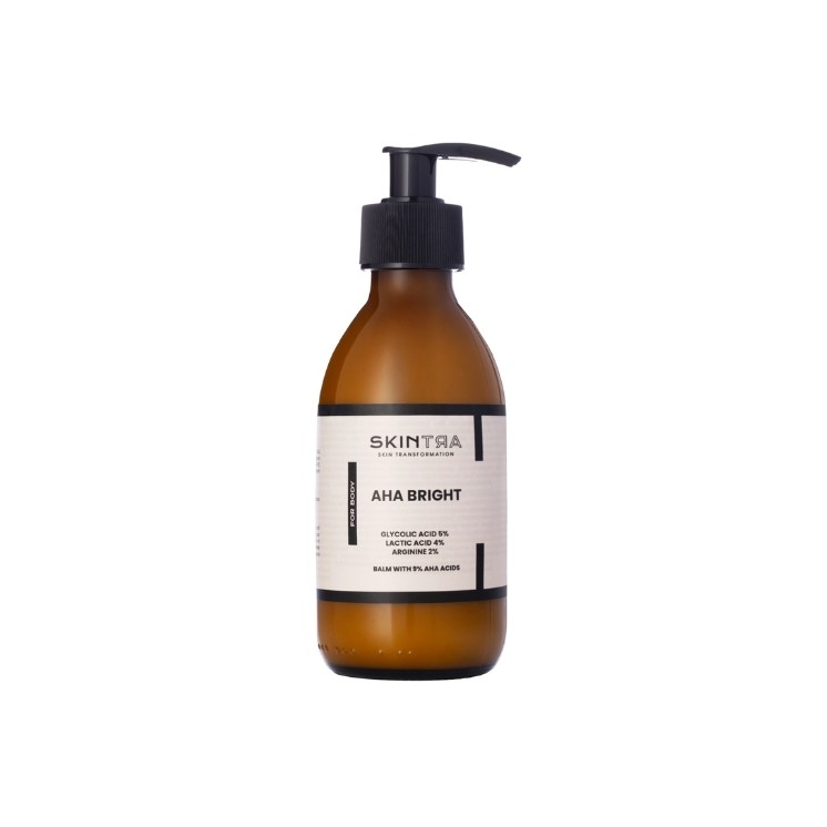 SkinTra AHA Bright Body Lotion met 9% AHA-zuren 200 ml