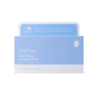 TIRTIR NMF Hydra Ampullenmasken-Set, 30 feuchtigkeitsspendende Gesichtsmasken, 350 g