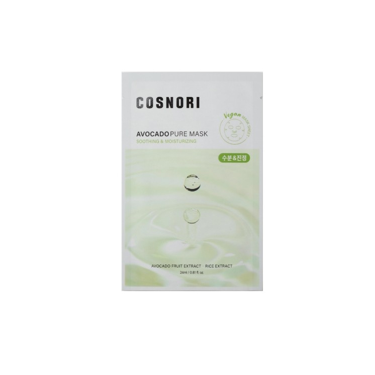 Masque en tissu nourrissant Cosnori Pure Avocado 24 ml