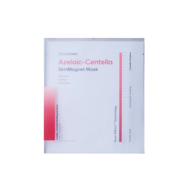 Dr.nineteen Azelaic-Centella Skin Magnet Mask Set van regenererende hydro 4x34g