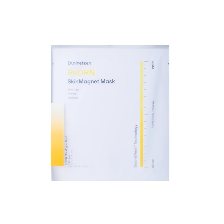 Dr.nineteen ReDRN Skin Magnet Mask, coffret de 4 masques hydro raffermissants de 34 g.