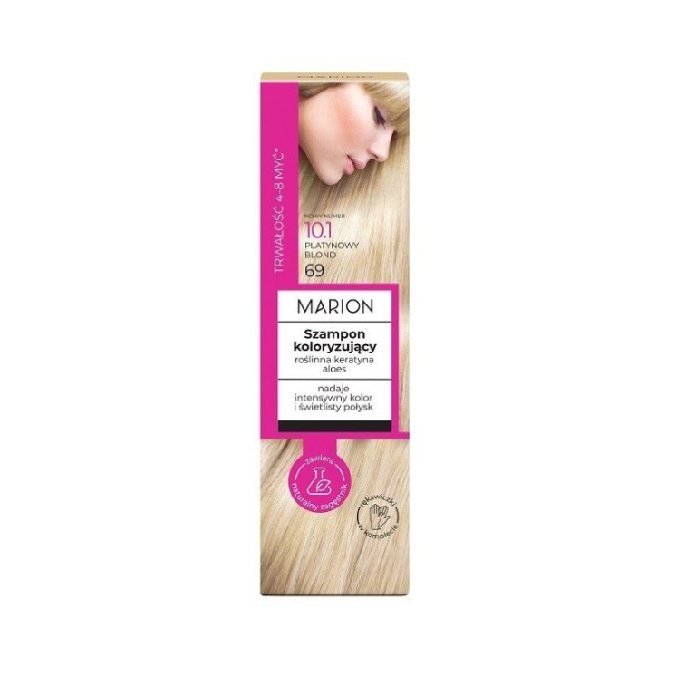 Marion Kleurshampoo 4-8 wasbeurten /10.1/ Blond 100 ml