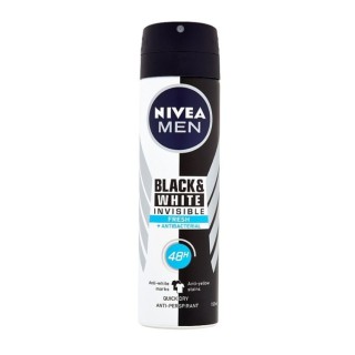 Nivea Men Black & White Dezodorant w spray'u Fresh 150 ml 
