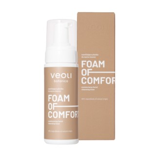 Veoli Botanica Foam of Comfort Feuchtigkeitsspendender Gesichtsreinigungsschaum 150 ml