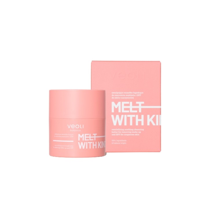 Veoli Botanica Melt with Kindness емульсійна заспокійлива олія для зняття макіяжу з SPF 40 г