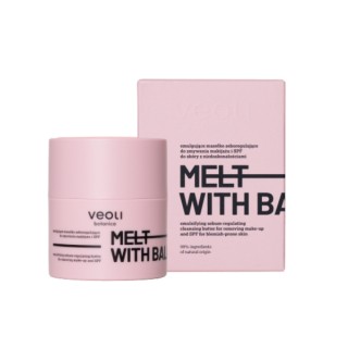 Veoli Botanica Melt with Balance emulsifying sebum-regulating makeup remover butter with SPF 40 g