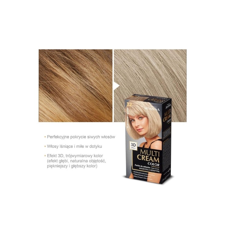 Фарба для волосся Joanna Multi Cream Colour /32/ Платиновий blond