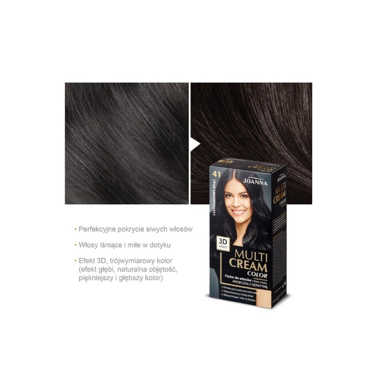 Joanna Multi Cream Color Farba do włosów /41/ Czekoladowy brąz