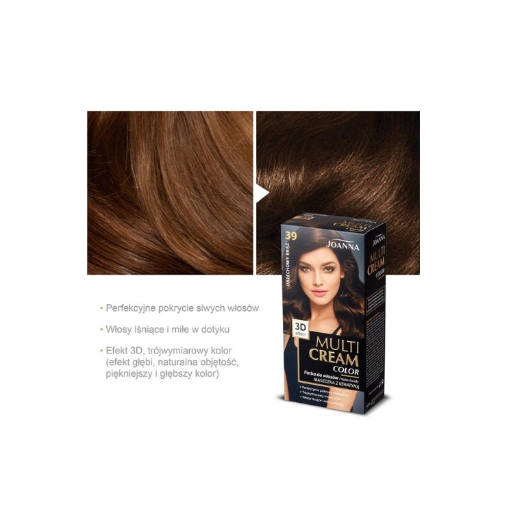 Joanna Multi Cream Colour Haarverf /39/ Walnootbruin