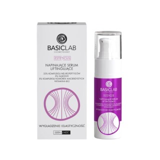 BasicLab Esteticus Firming Lifting Facial Serum with 25% Neuropeptide Complex 30 ml