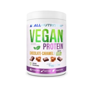 AllNutrition Veganes Protein, zuckerfrei, Chocolate Caramel , 500 g