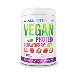 Protéines végétaliennes AllNutrition sans sucre, saveur Strawberry , 500 g