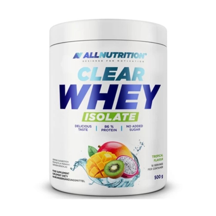 AllNutrition Clear Whey Isolat + Collagen Tropical 500 g