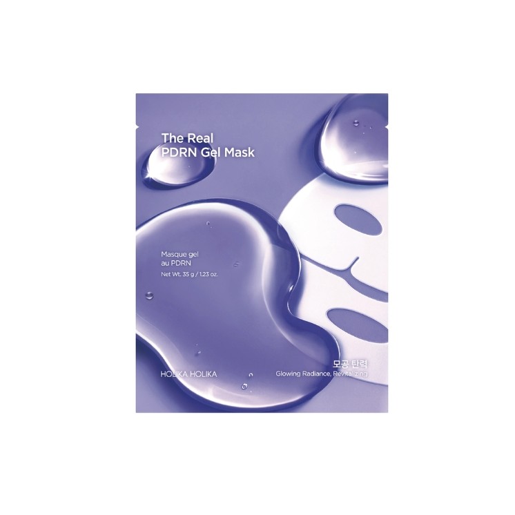 Holika Holika The Real PDRN Gel Mask masque en tissu hydratant et lissant intense, 35 g