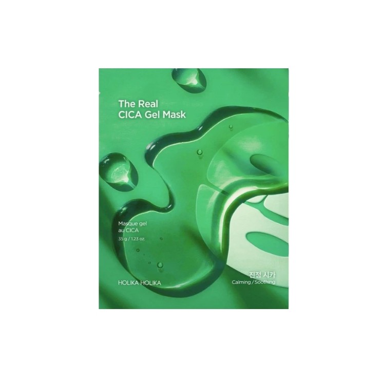 Holika Holika The Real Cica Gel Mask Intensief verzachtend en kalmerend sheetmasker 35 g