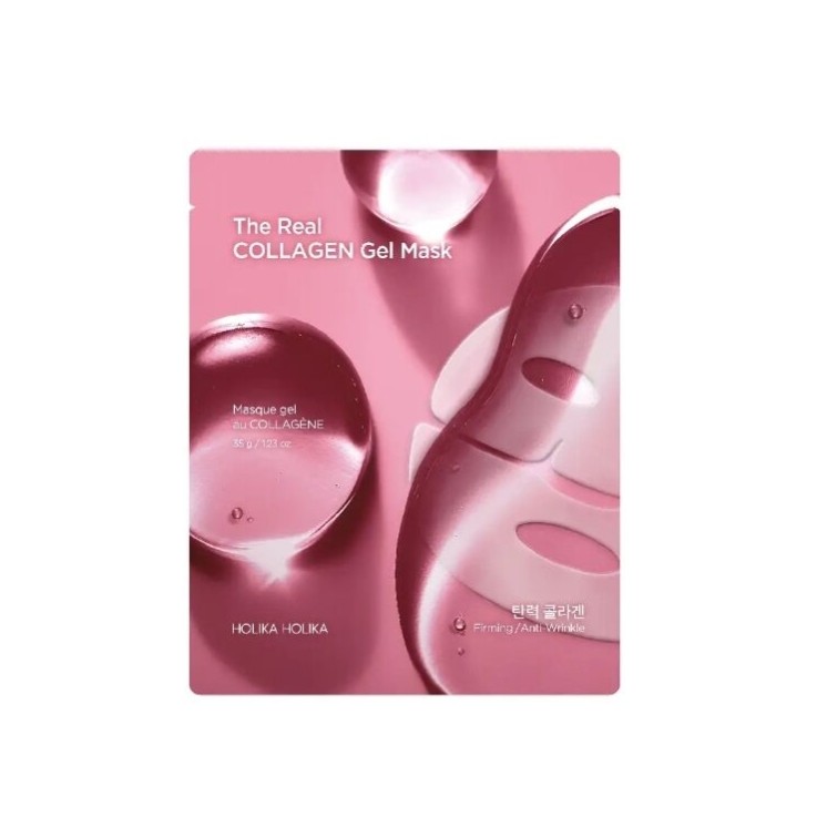 Holika Holika The Real Collagen Gel Mask Зміцнююча тканинна маска 35 г