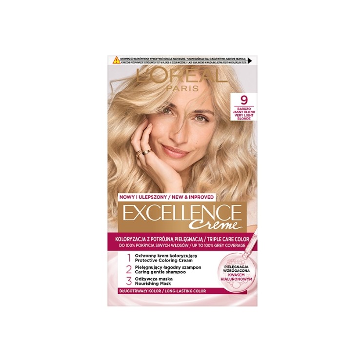 L'oreal Excellence Creme Hair dye /9/ Very Light Blond