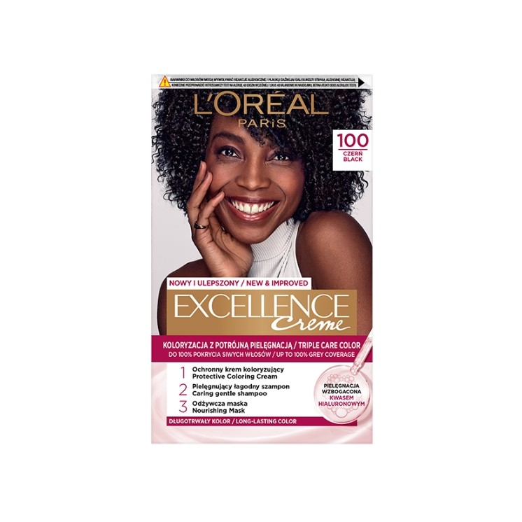 L'oreal Excellence Creme Farba do włosów /1/ Czerń