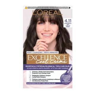 L'oreal Excellence Creme Hair dye /4.11/ Ultra Ash Brown