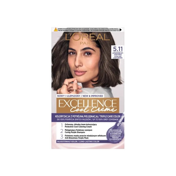 L'oreal Excellence Creme Haarverf / 5 / Ultra Ash Lichtbruin