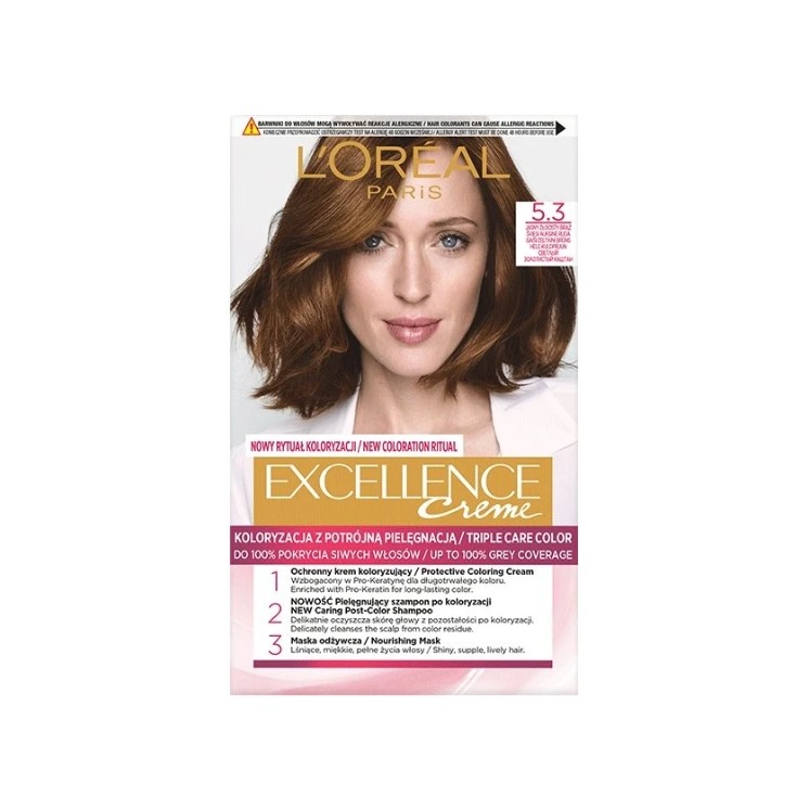 L'oreal Excellence Creme Haarverf / 5 / Licht Goudbruin