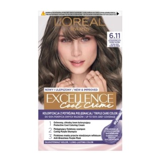 L'oreal Excellence Creme Farba do włosów /6.11/ Ultrapopielaty Ciemny Blond
