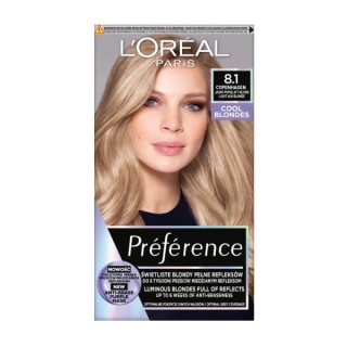 L'oreal Preference Farba do włosów /8.1/ Jasny Popielaty Blond