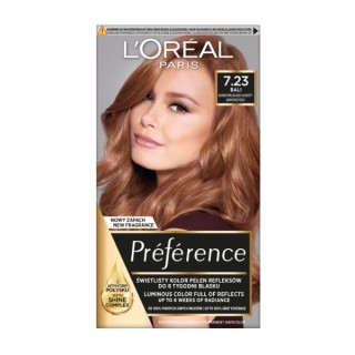 L'oreal Preference Hair dye /7.23/ Blond Opalescent-golden Deep Rose Gold