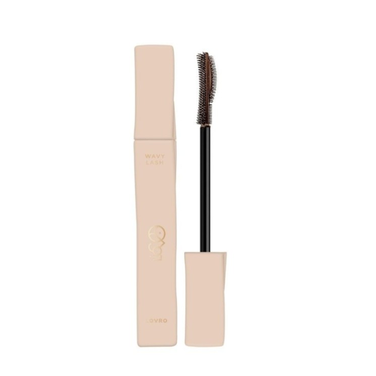 Туш для вій Lovro Wavy Lash для потовщення та підкручування Brown 9 г